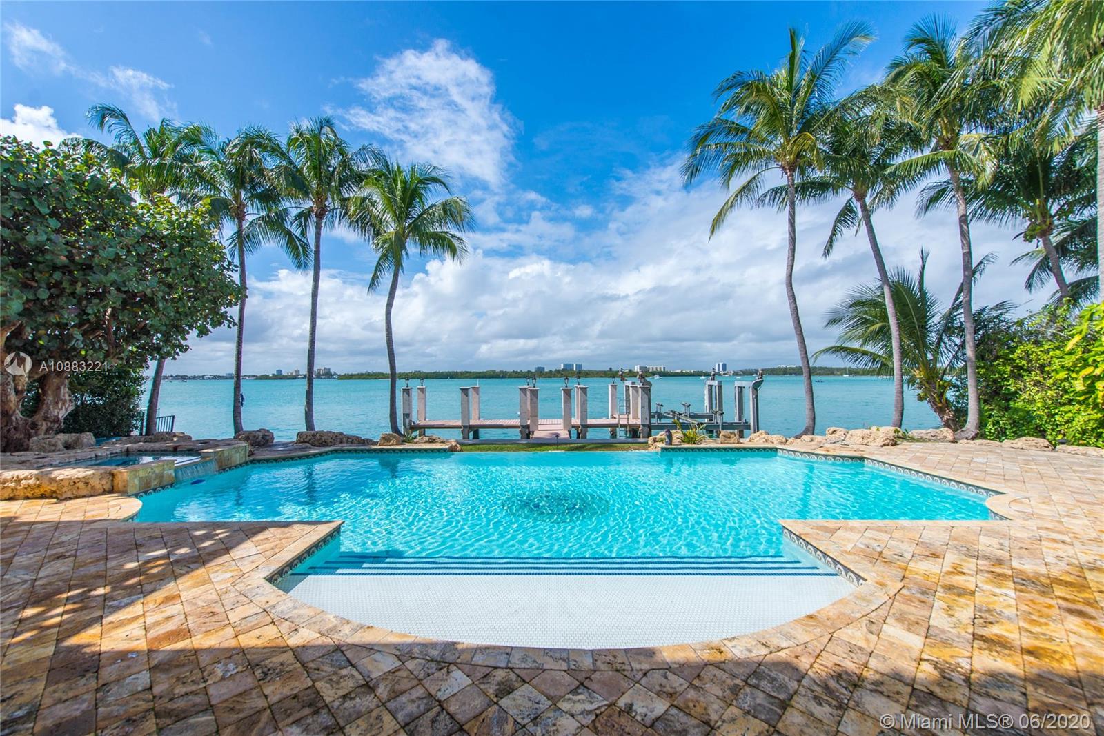 Waterfront view from a villa in Bal Harbour Waterfront view from a villa in Bal Harbour